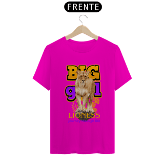 Nome do produto Camiseta Classica Leoa Big Girl Lioness