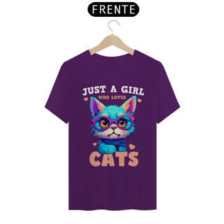 Nome do produto Camiseta personalizada Just A Girl