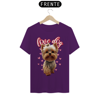 Nome do produto Camiseta Yorkshire Love Dog