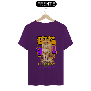 Nome do produto Camiseta Classica Leoa Big Girl Lioness