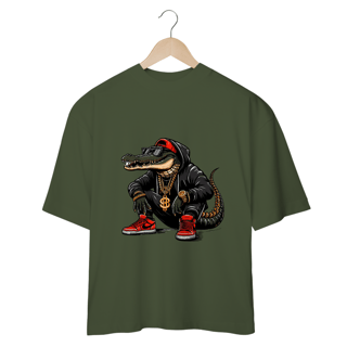 Nome do produto Camiseta Oversized Crocodilo Gangsta