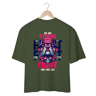 Nome do produto Camiseta Oversized Bulldog Strong Fight