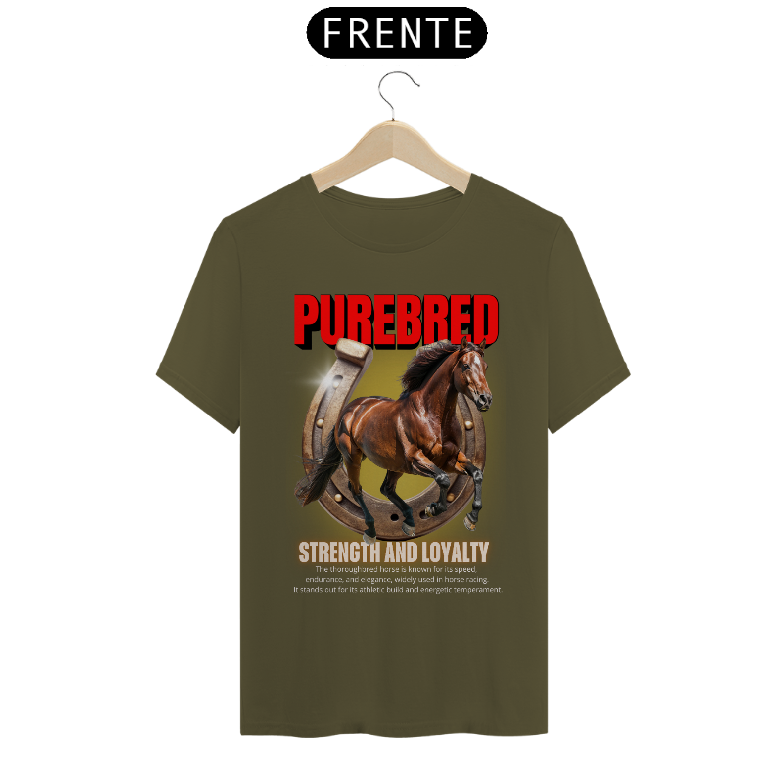 Nome do produto Camiseta Prime Purebred Cavalo