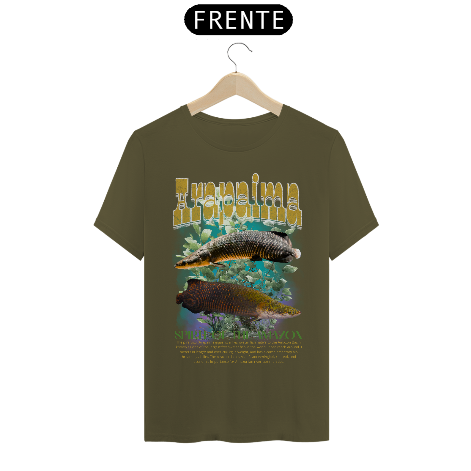 Nome do produto Camiseta Prime Arapaima (Pirarucu ) Amazonas