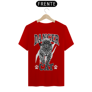 Nome do produto Camiseta Classica Danger Cat (Onça Pintada)