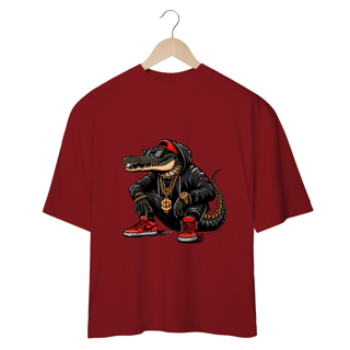 Nome do produto Camiseta Oversized Crocodilo Gangsta