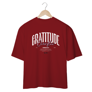 Nome do produto Camiseta Oversized Gratitude