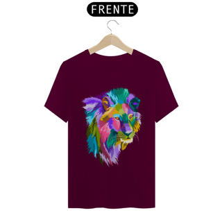 Nome do produto Camiseta personalizada Leão Multicolorido