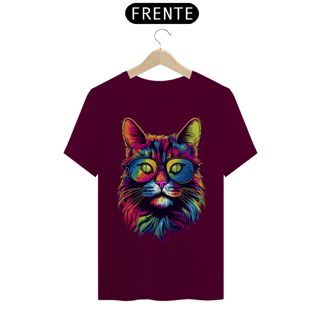 Nome do produto Camiseta Personalizada Gato de Oculos