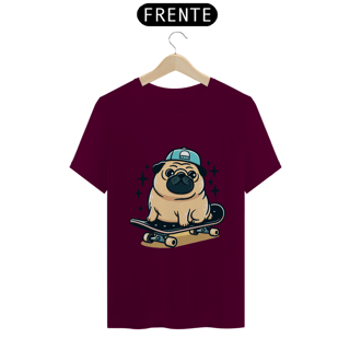 Nome do produto Camiseta Persomalizada Pug Skate