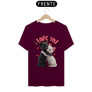 Nome do produto Camiseta personalizada I love You