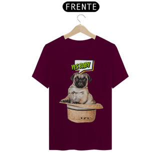 Nome do produto Camiseta personalizada cão raça Pug