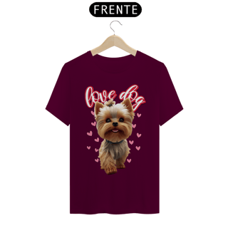 Nome do produto Camiseta Yorkshire Love Dog