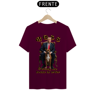 Nome do produto Camiseta Pitbull e Donald Trump