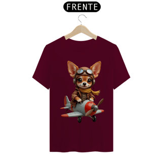 Nome do produto Camiseta Quality Chihuahua Aviadora