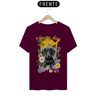 Nome do produto Camiseta dachshund Happy Days