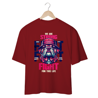 Nome do produto Camiseta Oversized Bulldog Strong Fight