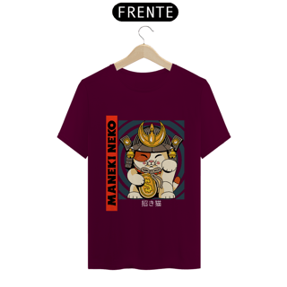 Nome do produto Camiseta Classica Maneki Neko gato da Sorte