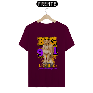 Nome do produto Camiseta Classica Leoa Big Girl Lioness