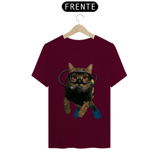 Nome do produto Camiseta Quality Gato Mergulhador