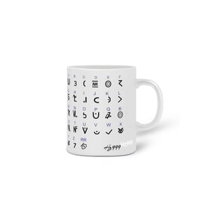 Nome do produto CANECA ALFABETO IRDIN