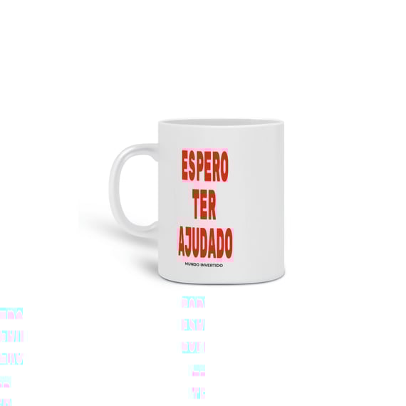 Caneca Espero ter ajudado