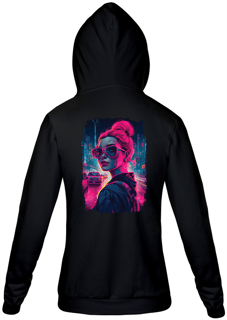 Nome do produto Moletom Cyberpunk - Cyber Rose