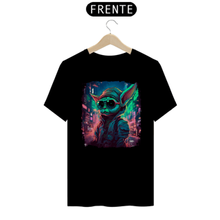 Nome do produto Camiseta Cyberpunk - Neon Grogu
