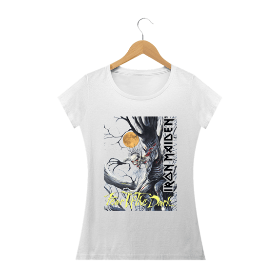 Camiseta Fem - Iron Maiden - Fear of The Dark (Premium)
