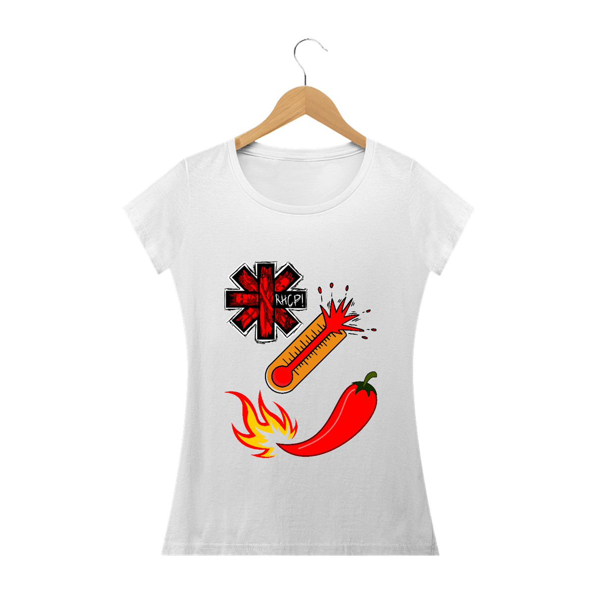 Nome do produto: Camiseta Fem - Red Hot Chilli Peppers (Premium)