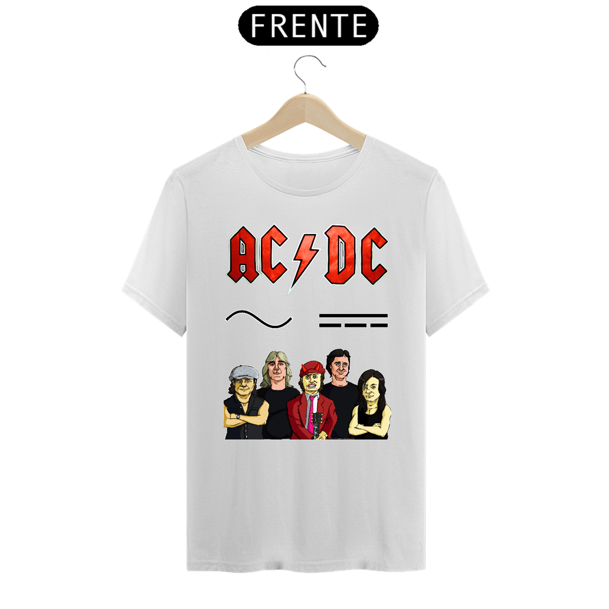 Nome do produto: Camiseta Masc - AC/DC (Premium)