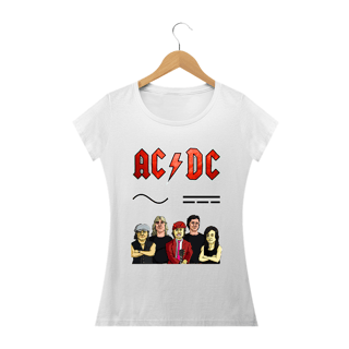 Nome do produto Camiseta Fem - AC/DC (Premium)
