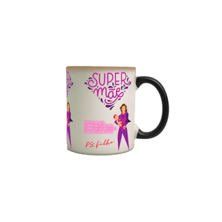 Nome do produto Caneca - Super Mãe (Mágica)