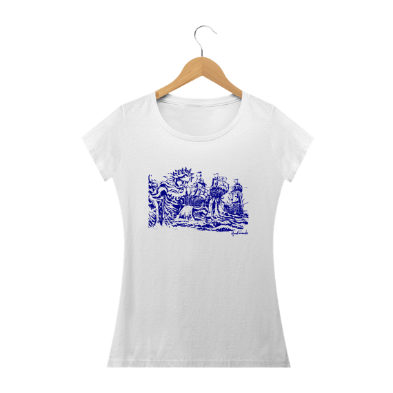 Camiseta Baby Long Senhor dos Mares