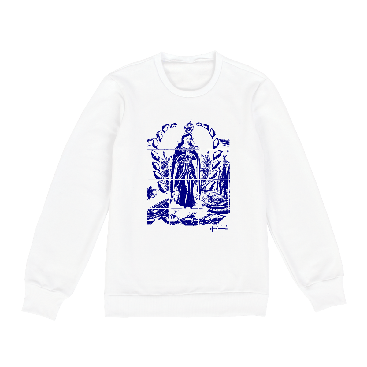 Nome do produto: Moletom Apeluciado Nossa Senhora dos Navegantes