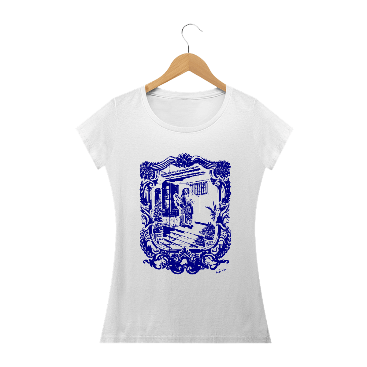 Nome do produto: Camiseta Baby Long Nosso Senhor Jesus Cristo