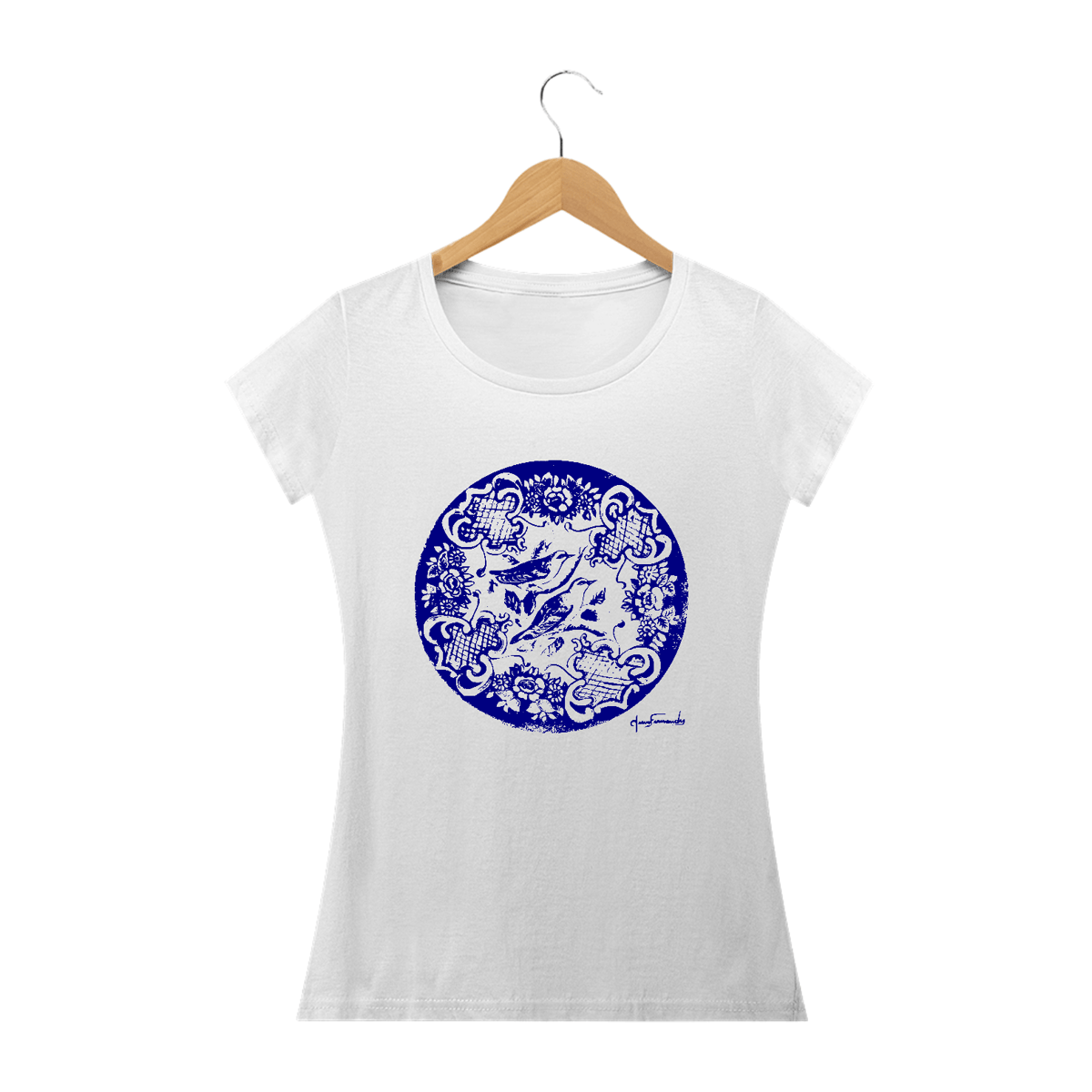 Nome do produto: Camiseta Baby Long Pássaros