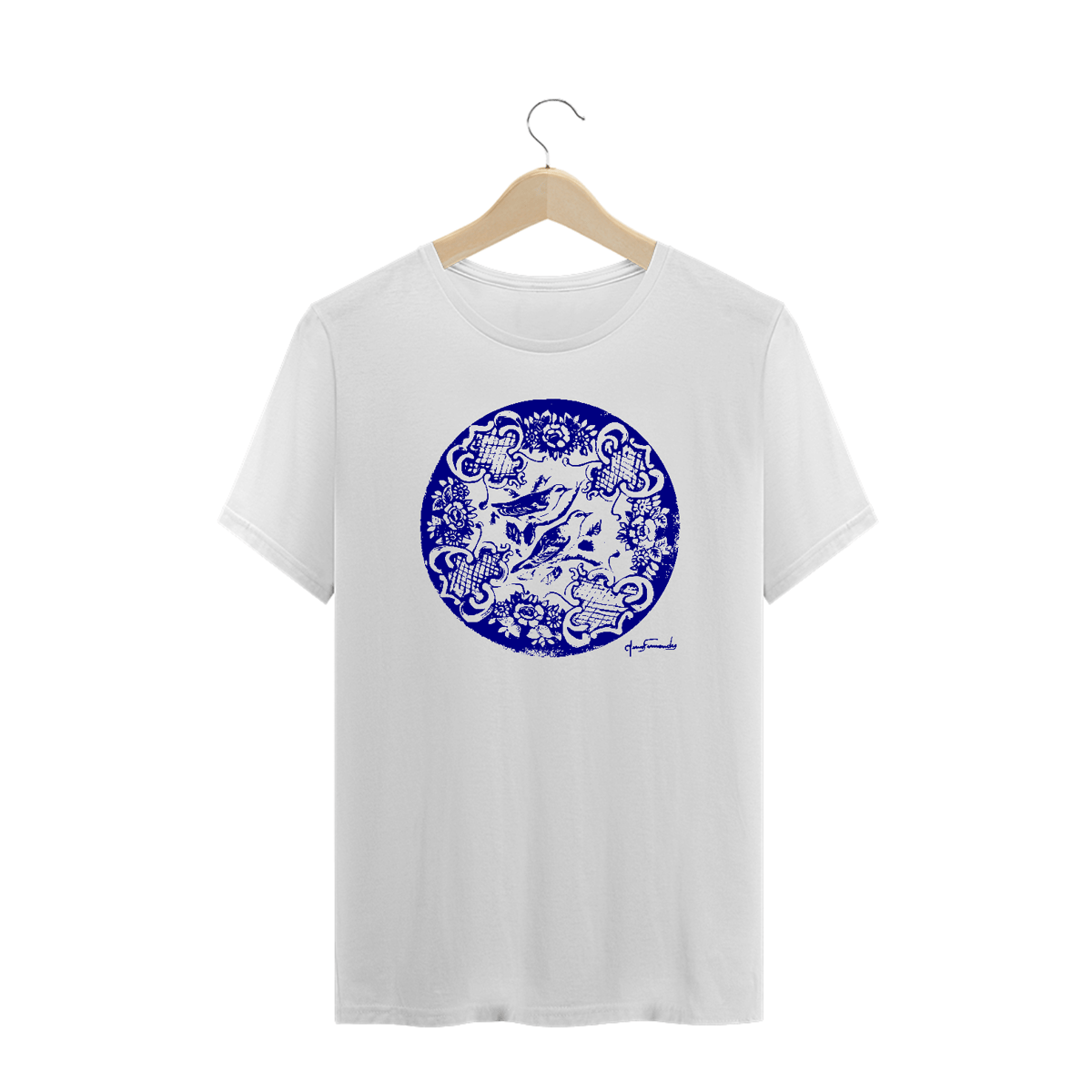 Nome do produto: Camiseta Plus Size Pássaros