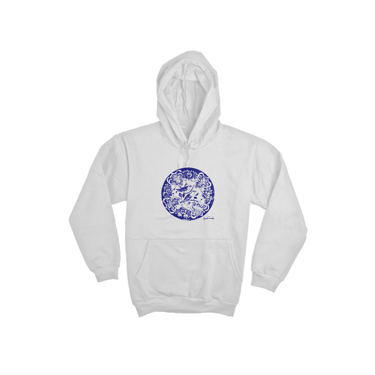 Nome do produto: Moletom Canguru com Capuz Pássaros