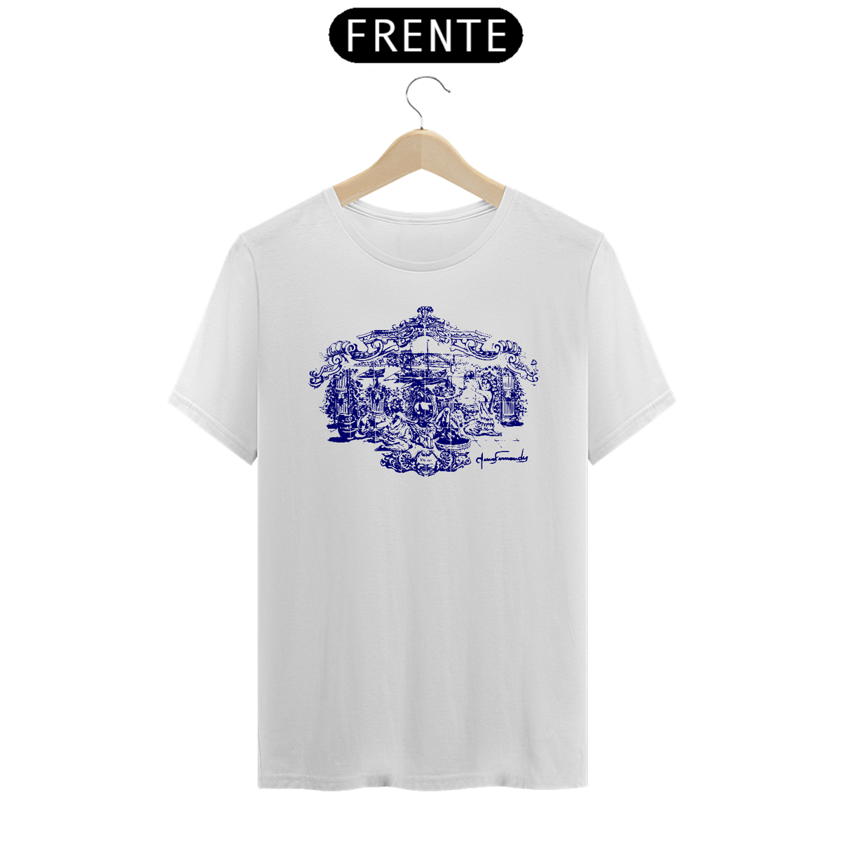 Nome do produto: Camiseta Básica Senhor do Vinho