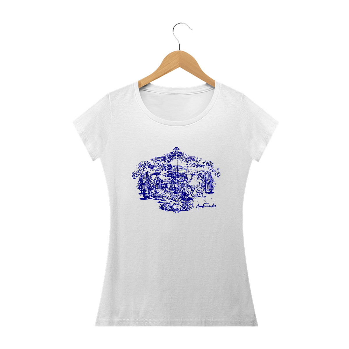 Nome do produto: Camiseta Baby Long Senhor do Vinhos