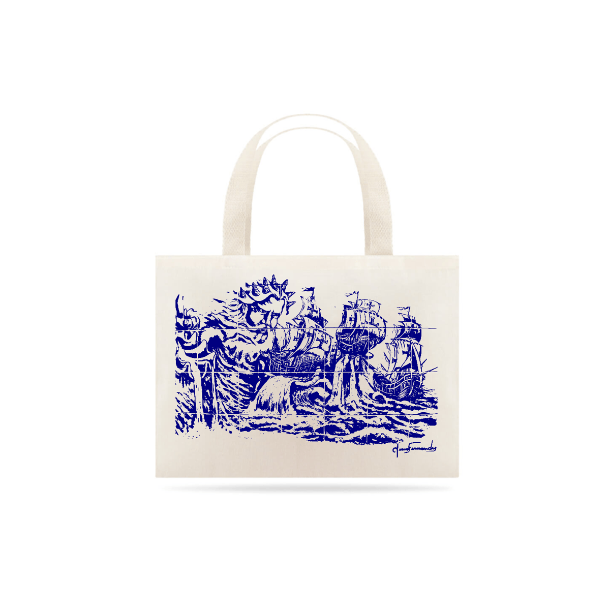 Nome do produto: Sacola Ecológica Senhor dos Mares