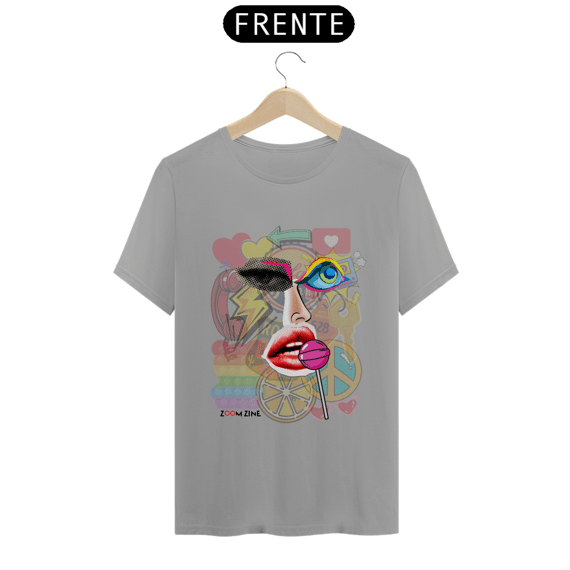 Camiseta colagem lollipop