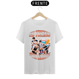 Nome do produto Camiseta Eu Treino por Saúde (Estampa na Frente)