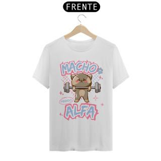 Nome do produto Camiseta Macho Alfa (Estampa Frente)