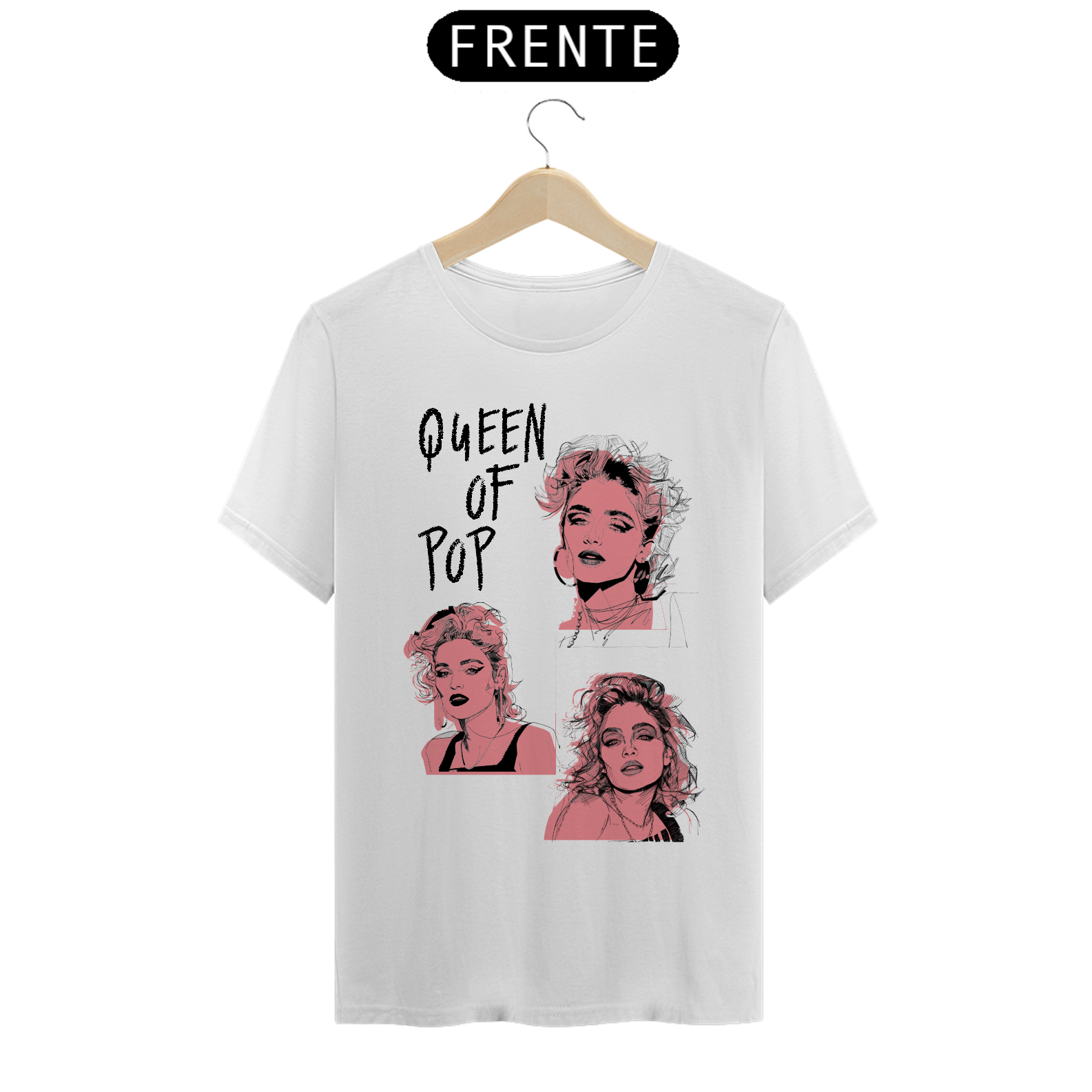 Camiseta Madonna Queen of Pop