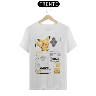 Nome do produto Camiseta Pikachu (Estampa na Frente) Branca