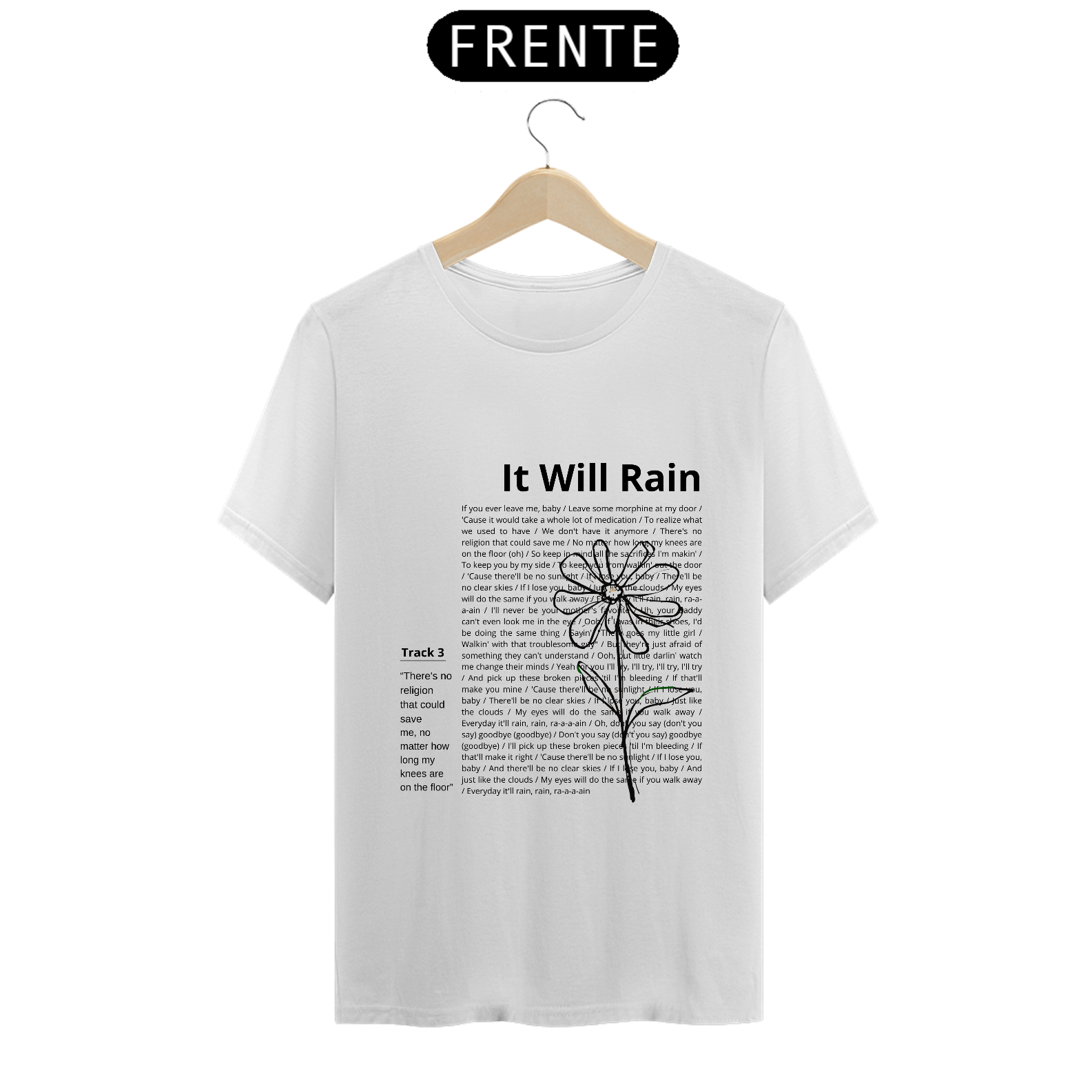 Camiseta Bruno Mars It Will Rain