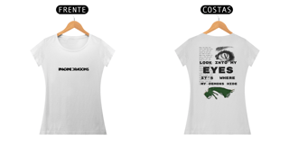 Nome do produto Baby Look Imagine Dragons Demons (Estampa Frente e Costas)