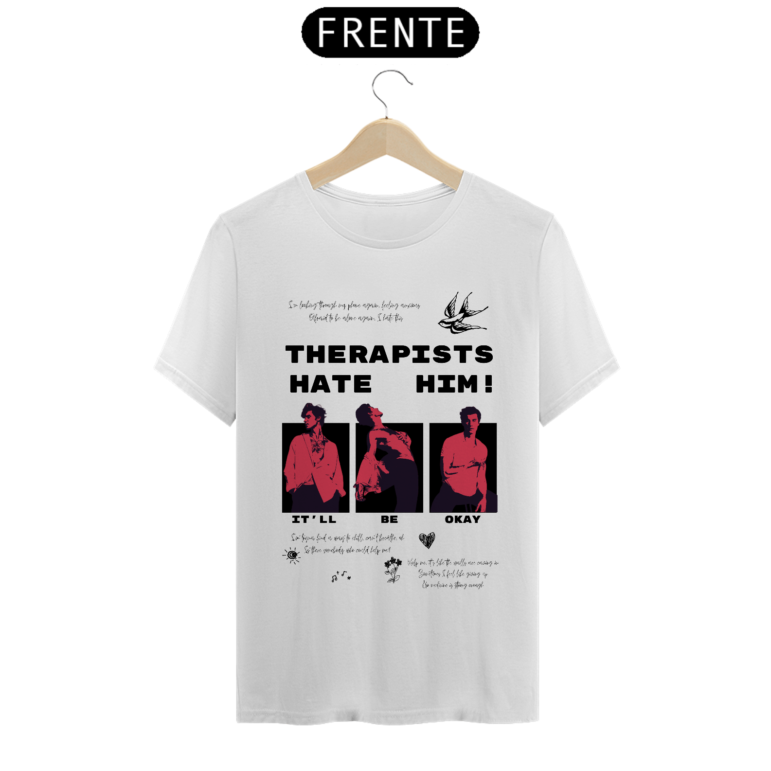 Camiseta Shawn Mendes Therapists Hate Him!